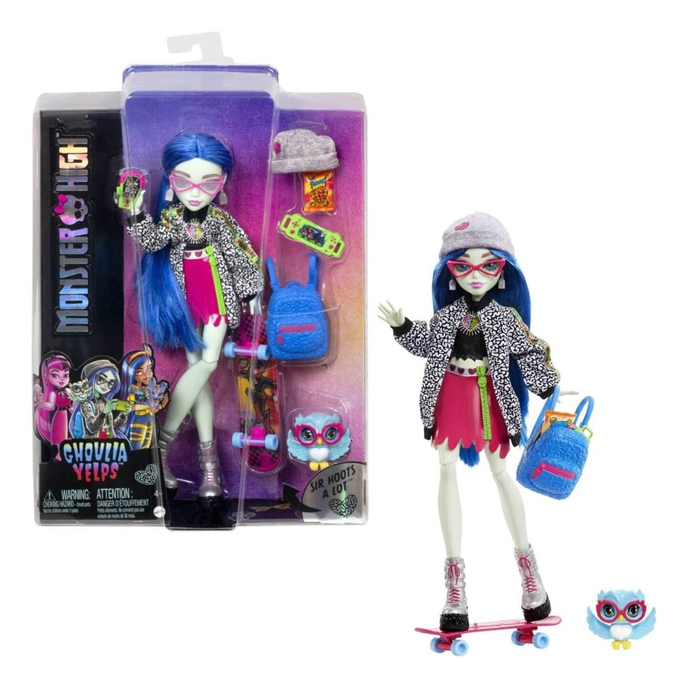 New Monster High Ghoulia Yelps Exclusive Doll w/Spooktacular Story Accessories